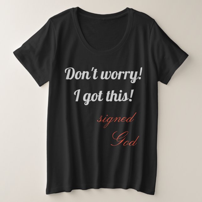 Camiseta Não se preocupe, eu peguei isso! (Frente do Design)