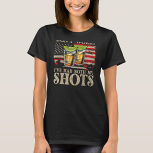 Camiseta Não se preocupe, eu tive meus dois tiros dois tiro