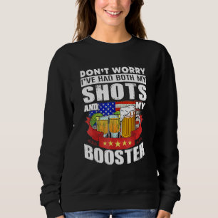 Camiseta Não se preocupe, eu tive meus tiros e meu reforço