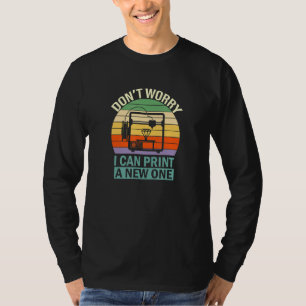Camiseta Não se preocupe, não posso fazer o Impressão novam