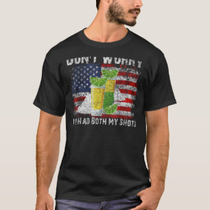 Camiseta Não Se Preocupe Se Eu Tivesse Meus Dois Sapatos Na