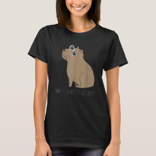 Camiseta Não se preocupe, seja Capy Capivara Roedor