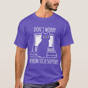 Camiseta Não se preocupe, sou do suporte técnico vintage