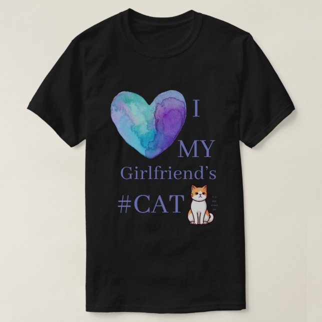 Camiseta não se trata de gatos (Frente do Design)