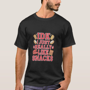 Camiseta Não sei, eu só gosto muito de lanches Amante de Co