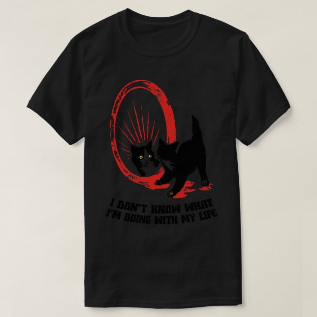 Camiseta Não Sei O Que Estou Fazendo Com Minha Vida (Frente do Design)