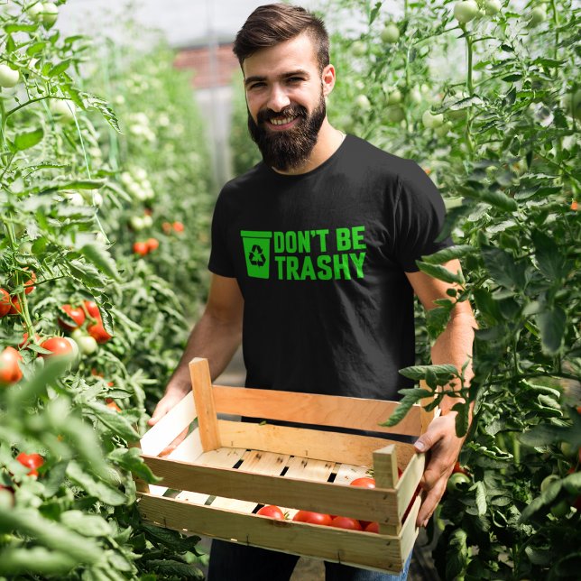 Camiseta Não seja malicioso, Reciclar seu lixo (Criador carregado)