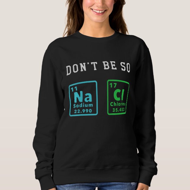Camiseta Não seja tão entusiasta de Química Entusiasta de Q (Frente)