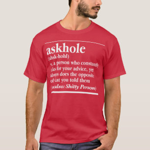 Camiseta Não Seja Um Askhole