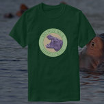 Camiseta Não seja um Hipócrita - Pobre Púrpura Hippo Africa<br><div class="desc">Ria-te com a nossa design de "Não Seja Hipócrita",  que apresenta um hipopótamo roxo e lúcido. Este perigoso animal africano mostra suas presas! Perfeito para amantes de os animais com senso de humor!</div>