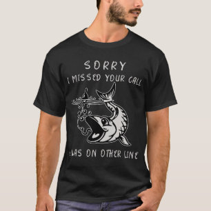 Camiseta Não Seja um Humor de Pesca de Robalo Idiota Roupas