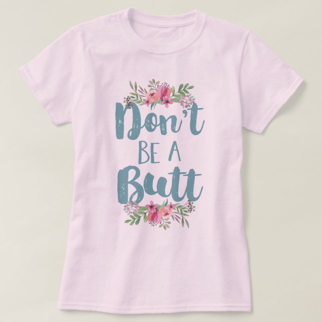 Camiseta Não Seja Um Idiota (Frente do Design)