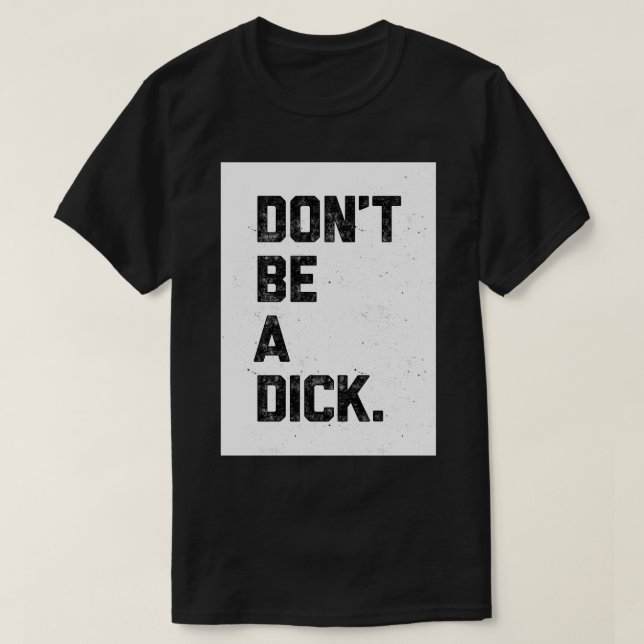 Camiseta Não seja um idiota (Frente do Design)