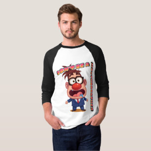 Camiseta Não Seja Um Respirador Bucal Raglan