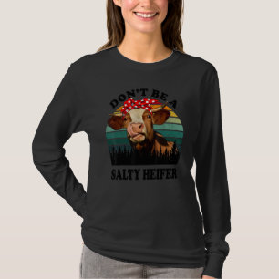 Camiseta Não seja uma vaca salgada de Fazenda de cerveja sa