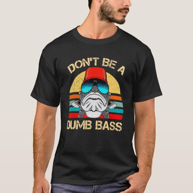 Camiseta Não sejas um idiota amando a pesca (Frente)