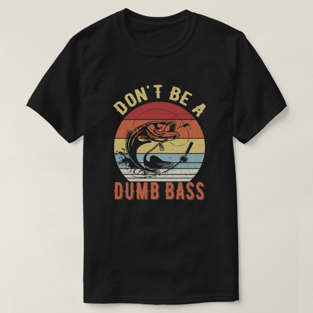Camiseta Não sejas um idiota, um trocadilho de peixe (Frente do Design)