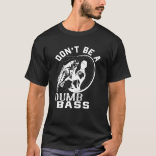 Camiseta Não sejas um Pescador de Burro a Pescar Gráfico