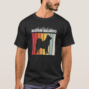 Camiseta Não Sem Minha Vintagem De Retro Malamute No Alaska