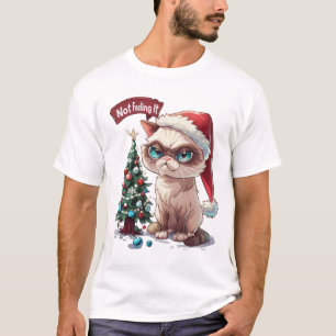 Camiseta Não Sentir - Gato Engraçado