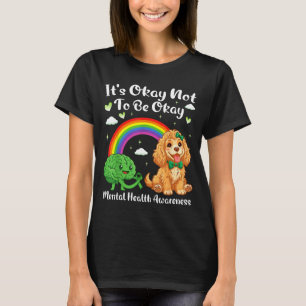 Camiseta Não ser cocker spaniel de conscientização sobre sa