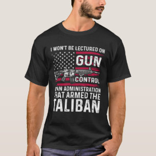 Camiseta Não Serei Lecionado Sobre Controle de Armas Por Um