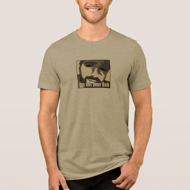 Camiseta Não Seu Bob Beard (Frente)