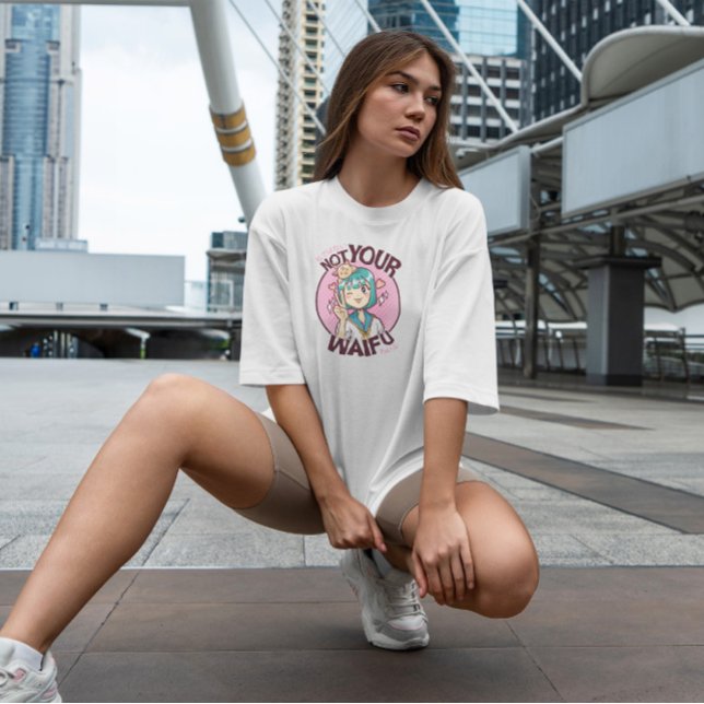 Camiseta Não Seu Waifu (Criador carregado)