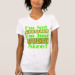 Camiseta Não Short, apenas tamanho do Leprechaun
