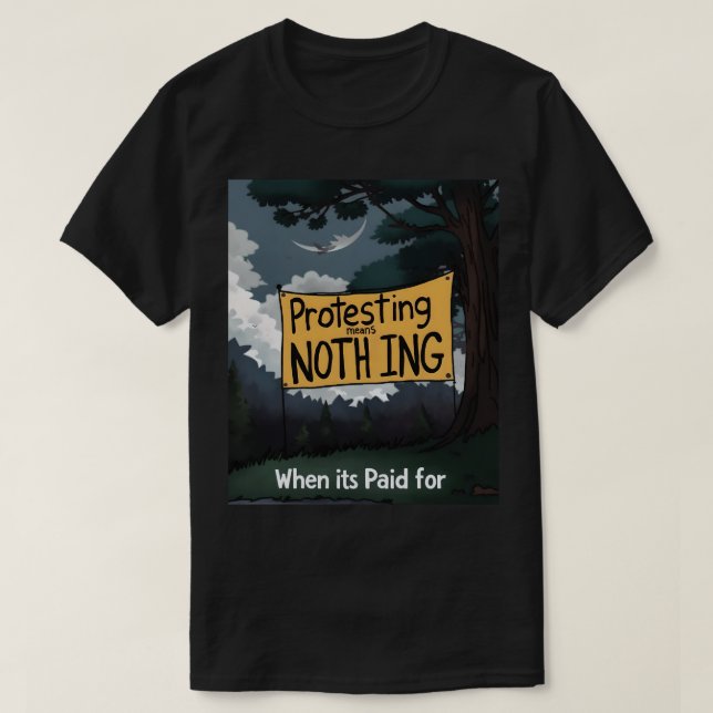 Camiseta Não Significa Nada (nada!) Nº 6  (Frente do Design)