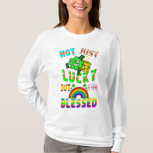 Camiseta Não Só Sorte, Mas Muito Abençoado