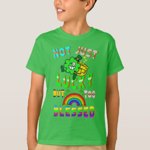 Camiseta Não Só Sorte, Mas Muito Abençoado