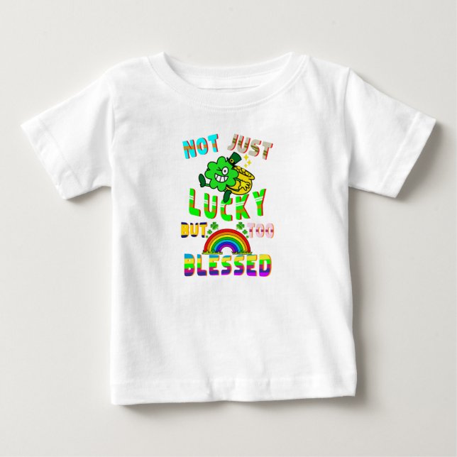 Camiseta Não Só Sorte, Mas Muito Abençoado (Frente)