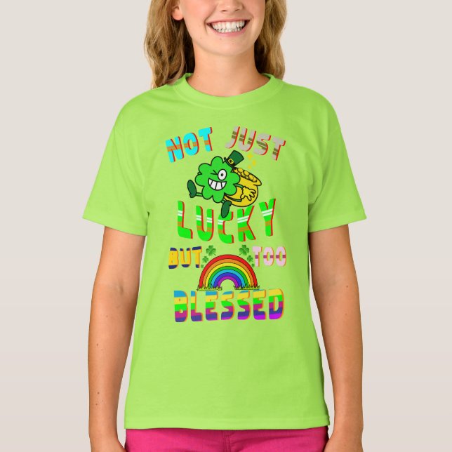 Camiseta Não Só Sorte, Mas Muito Abençoado (Frente)