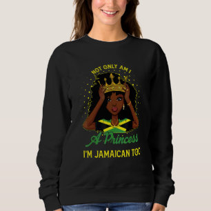 Camiseta Não só sou uma princesa, sou jamaicana também cari