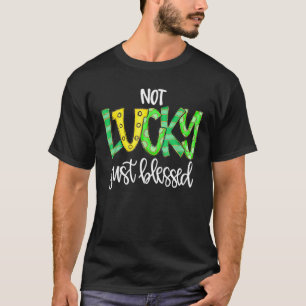 Camiseta Não Sorte Apenas Abençoada Com Rua De Sapato De Ca