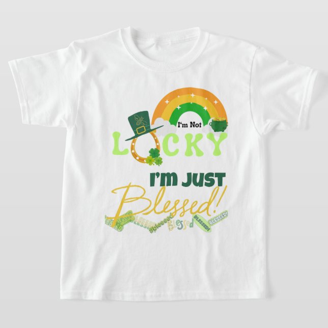 Camiseta Não Sorte mas Abençoado (Postura )
