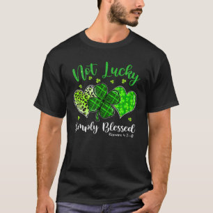Camiseta Não Sortuda, Bênçãos, Rua De Shamrock Cristão