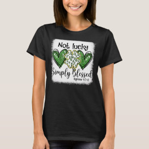 Camiseta Não Sortuda Simples Faith Chr De Dia de São Patríc