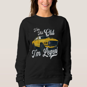 Camiseta Não Sou A Lenda Im Antiga - Carro Muscular Amarelo
