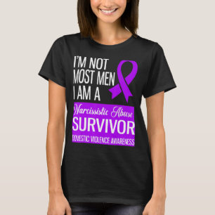 Camiseta Não sou a maioria dos homens, sou um sobrevivente