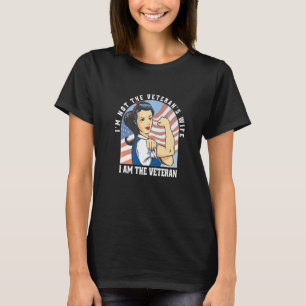 Camiseta Não sou a mulher do Veterano Patriótica
