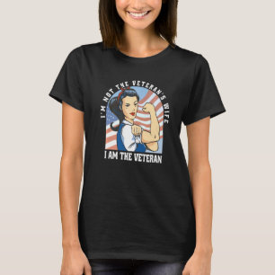 Camiseta Não sou a mulher do Veterano Patriótica