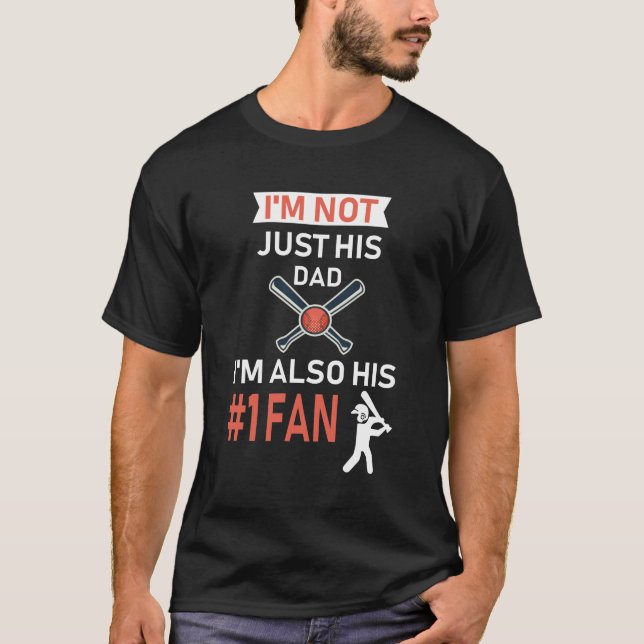 Camiseta não sou apenas o pai dele, sou também o fã do 1# (Frente)