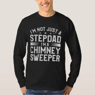 Camiseta Não Sou Apenas Um Padrasto Sou Um Limpador De Cham