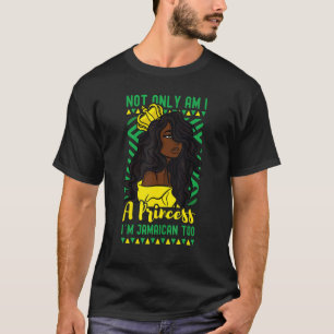 Camiseta Não sou apenas uma princesa que sou jamaicana tamb