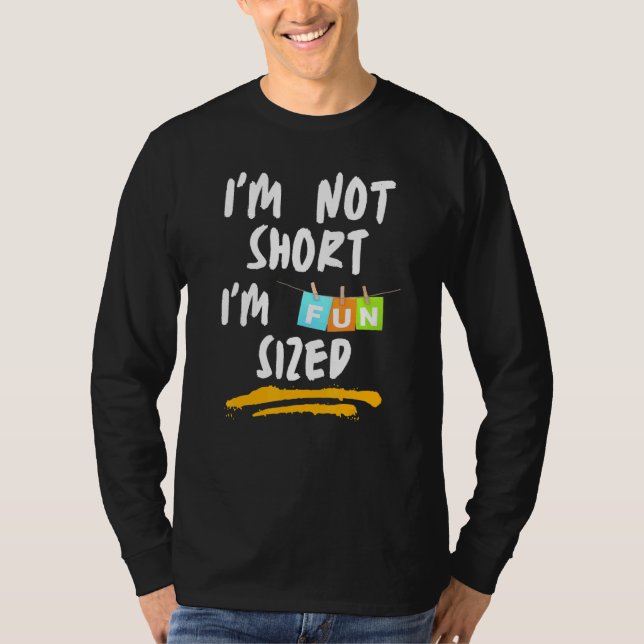 Camiseta Não sou baixa, sou divertidamente pequena Comentár (Frente)