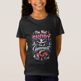 Camiseta Não sou baixa, sou ginasta
