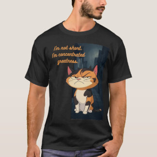 Camiseta Não sou baixo. Sou grandeza concentrada