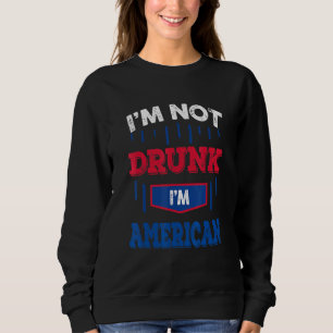 Camiseta Não Sou Bebado Da Equipe De Bebendos Americana 4 D
